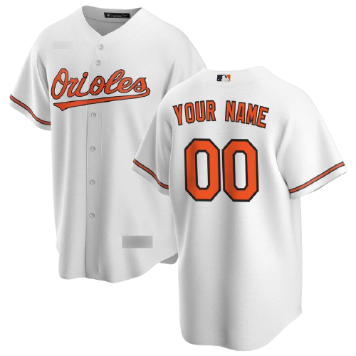 White 2024 orioles shirt