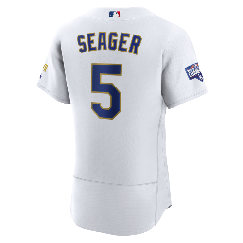 dodgers championship gold jersey