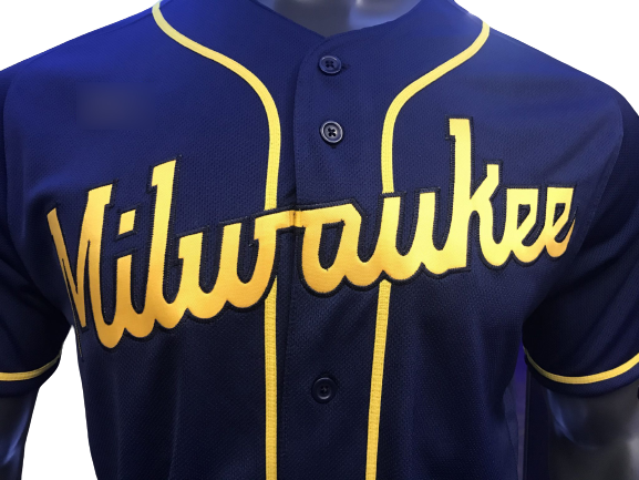 Milwaukee Brewers Navy Alternate Team Jersey – Elite Sports Jersey