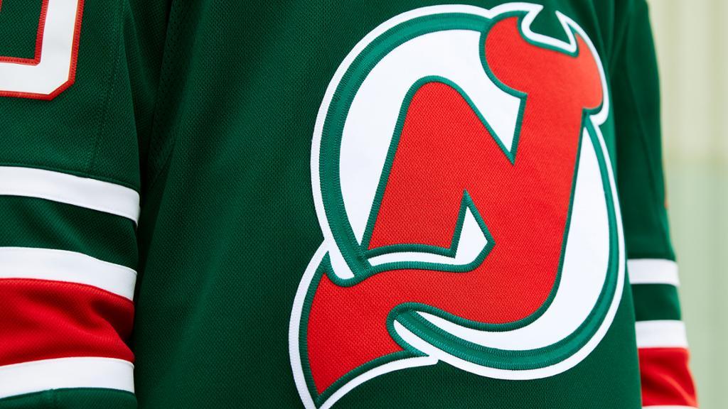 2022-2023 New Jersey Devils NHL Reverse Retro Dual Logo Souvenir