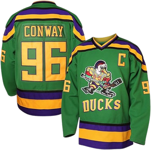 The Mighty Ducks Movie Green Jersey