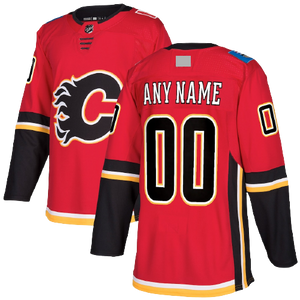 Calgary Flames Home Red Team Jersey