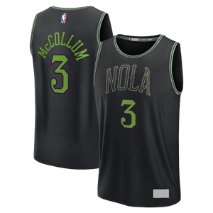 New Orleans Pelicans Black & Green City Team Jersey