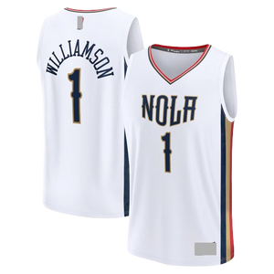 New Orleans Pelicans White Nola Team Jersey