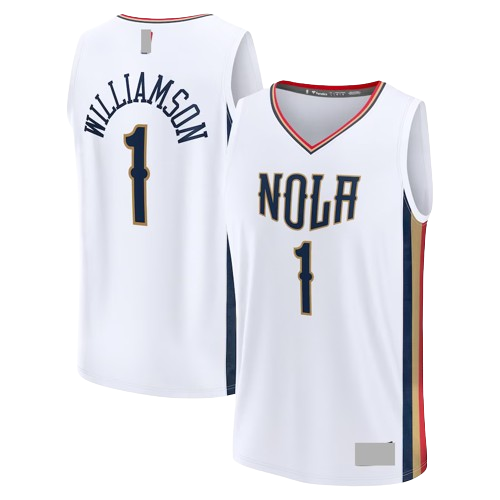 New Orleans Pelicans White Nola Team Jersey