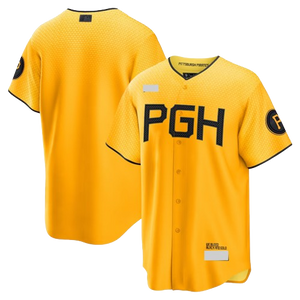 Pittsburgh Pirates City Connect Gold Team Jersey