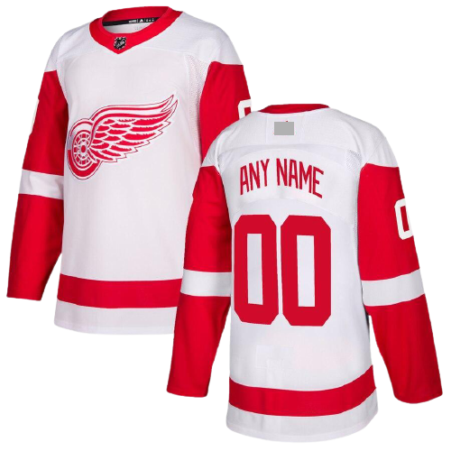 Detroit Red Wings Away White Team Jersey