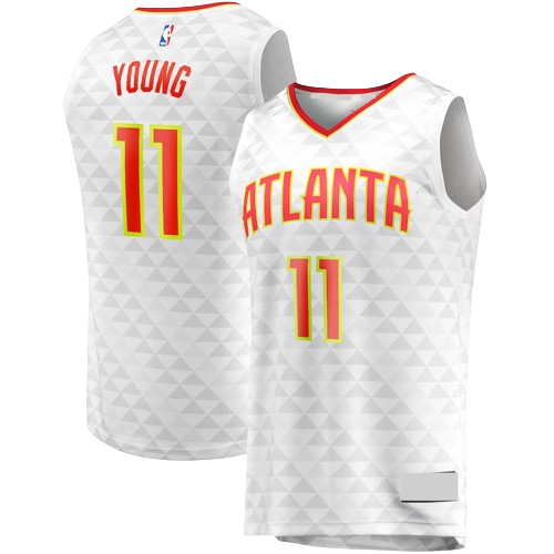 Atlanta Hawks White Alternate Association Edition Jersey