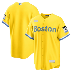 Boston Red Sox Yellow City Connect Jersey