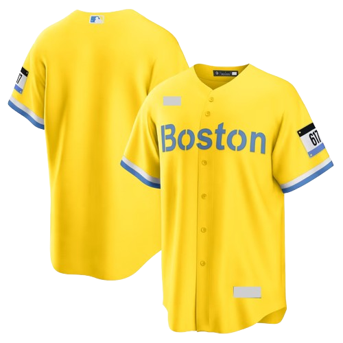 Boston Red Sox Yellow City Connect Jersey