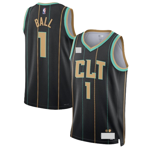 Charlotte Hornets Black CIty Edition Jersey