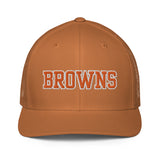 Browns Football Closed-back Trucker Cap