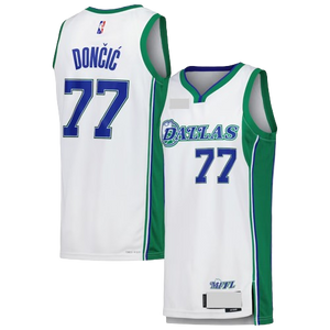 Dallas Mavericks White City Edition Team Jersey