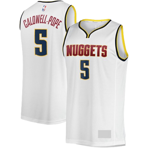 Denver Nuggets White Alternate Association Edition Team Jersey