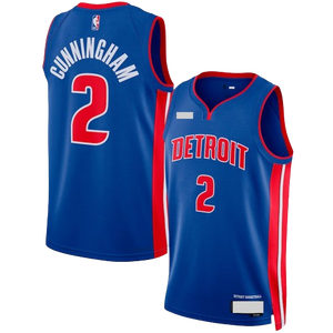 Detroit Pistons Blue Icon Edition Jersey