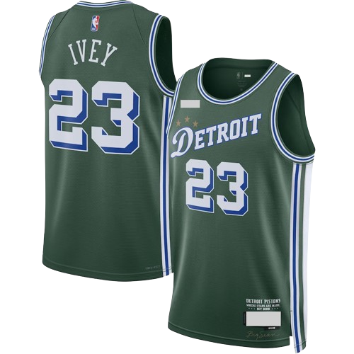 Detroit Pistons Green City Edition Jersey