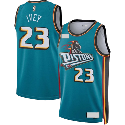 Detroit Pistons Teal Classic Edition Jersey