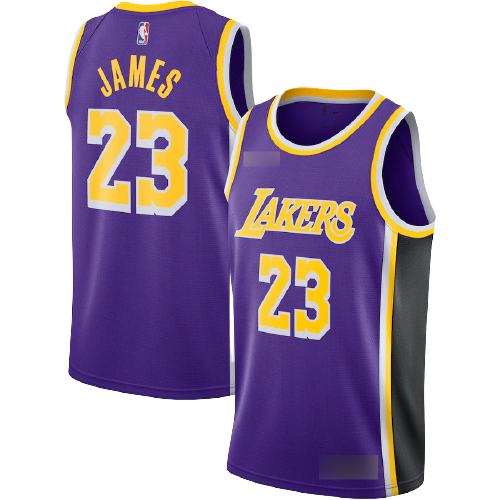 Clearance Los Angeles Lakers Purple JAMES Jersey