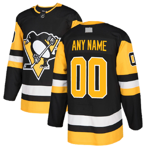 Pittsburgh Penguins Home Black Team Jersey