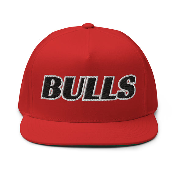 Bulls Basketball Flat Bill Cap