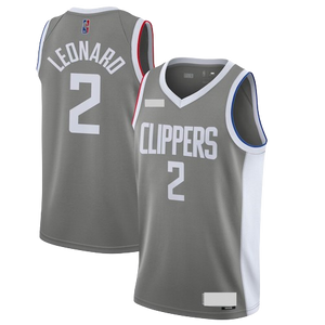 Los Angeles Clippers Gray Team Jersey - Earned Edition