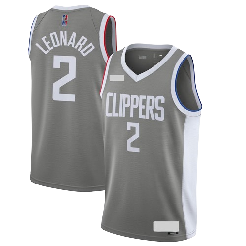 Los Angeles Clippers Gray Team Jersey - Earned Edition