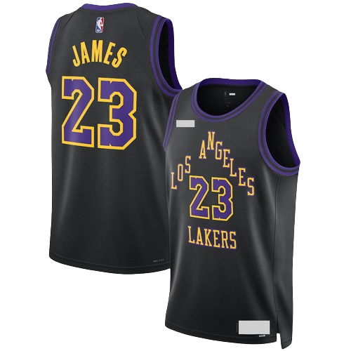 Los Angeles Lakers Black & Purple City Edition Jersey