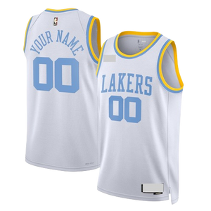 Los Angeles Lakers White & Blue Classic Edition Jersey