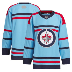 Winnipeg Jets Light Blue Anniversary Team Jersey