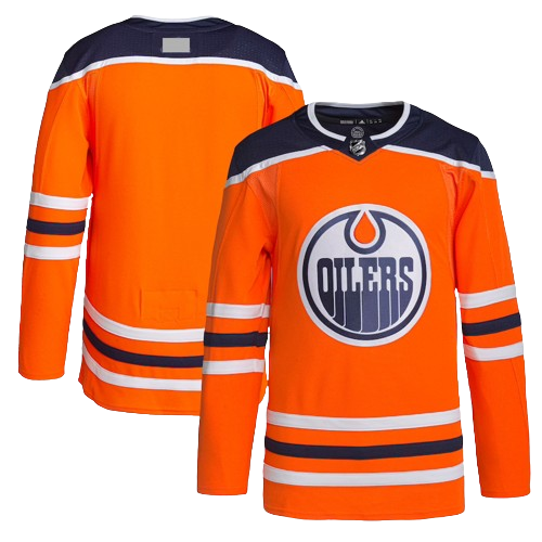 Edmonton Oilers Home Orange Team Jersey