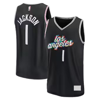 Los Angeles Clippers Black Team Jersey - City Edition