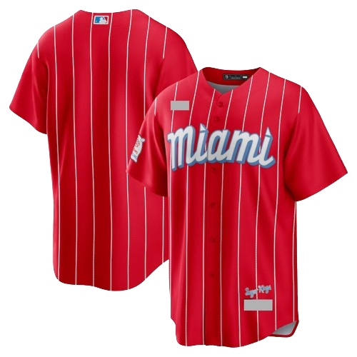 Miami Marlins Red City Connect Team Jersey