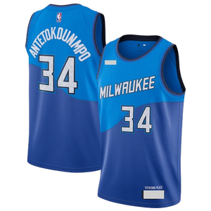 Milwaukee Bucks Blue City Edition Jersey