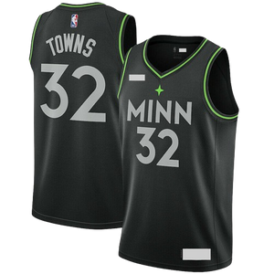 Minnesota Timberwolves Black City Team Jersey