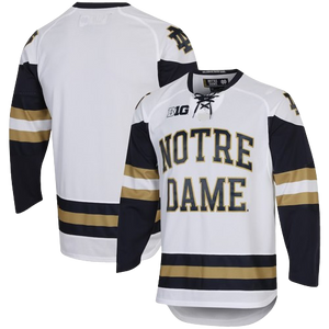 Notre Dame White Hockey Jersey