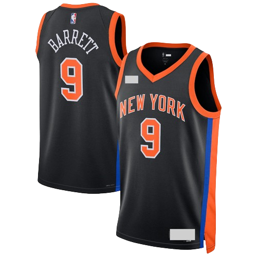 New York Knicks Black CIty Edition Team Jersey