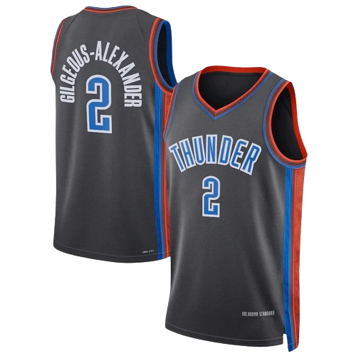 Oklahoma City Thunder Black Alternate Team Jersey