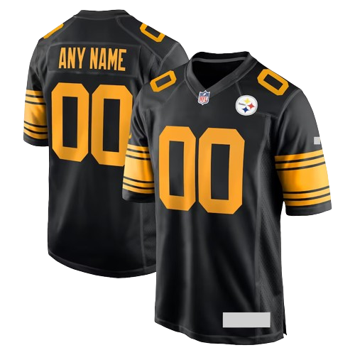 Pittsburgh Steelers Black Alternate Team Jersey Elite Sports Jersey