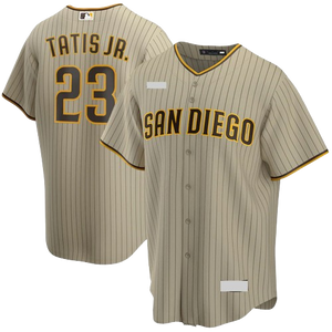 San Diego Padres Gray Pinstripe Team Jersey