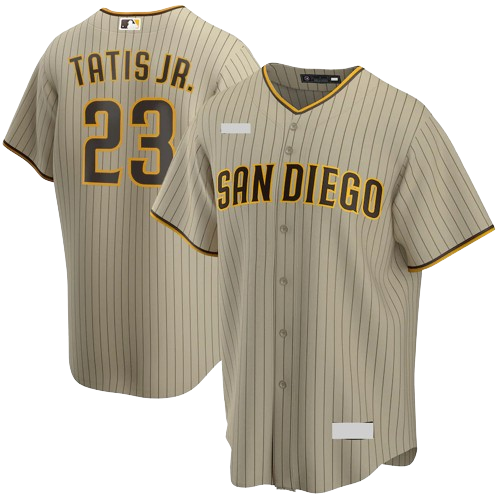 San Diego Padres Gray Pinstripe Team Jersey