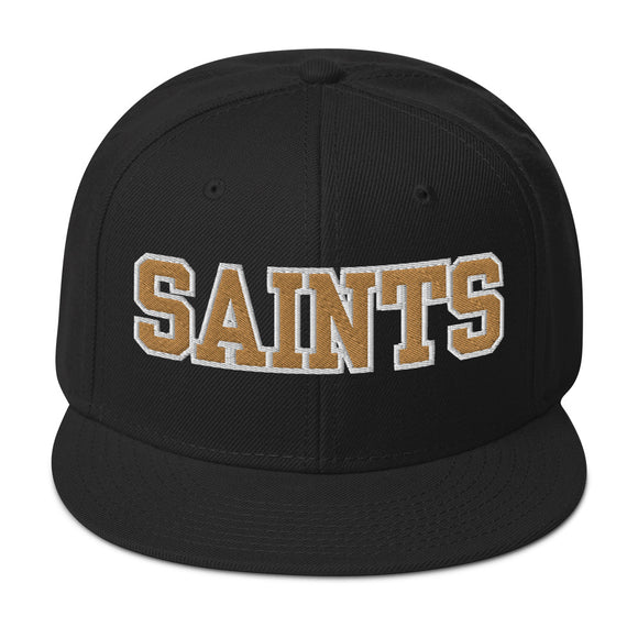 Saints Football Snapback Hat