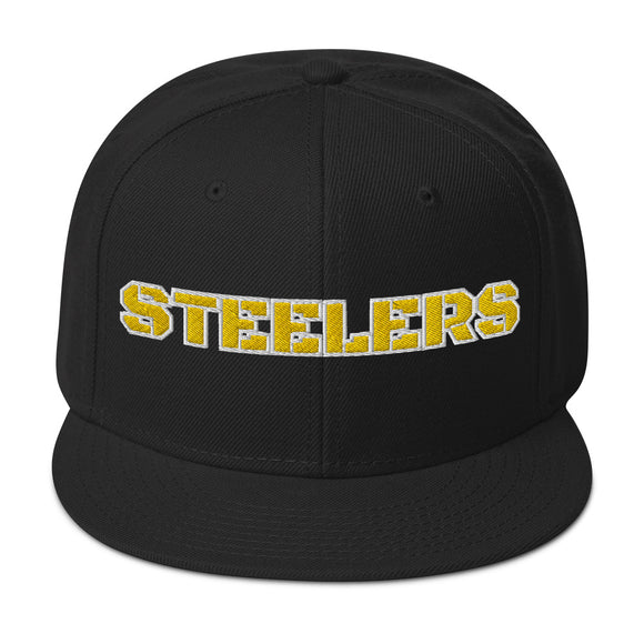 Steelers Football Snapback Hat