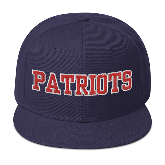 Patriots Football Snapback Hat