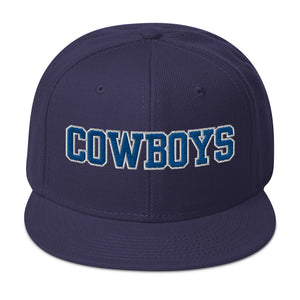 Cowboys Football Snapback Hat