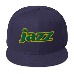 Jazz Basketball Snapback Hat