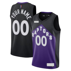 Toronto Raptors Black& Purple Earned Edition Jersey