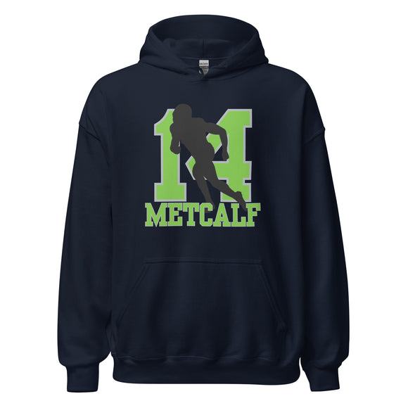 DK Metcalf Navy Hoodie