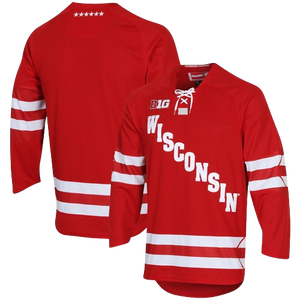 Wisconsin Badgers Red Hockey Jersey