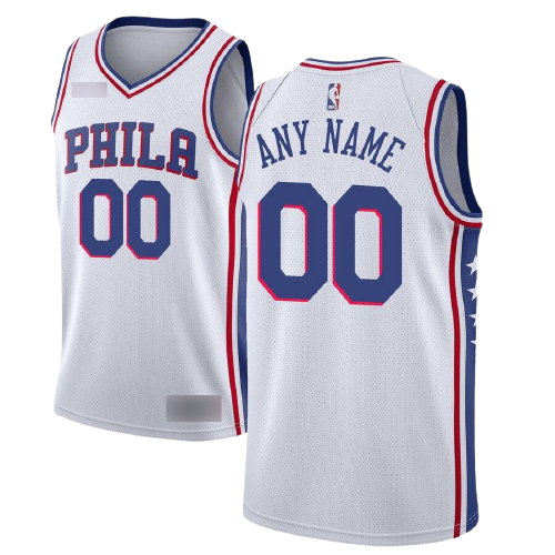 Philadelphia 76ers White Team Jersey