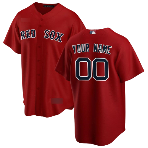Boston Red Sox Red Alternate Jersey – Elite Sports Jersey